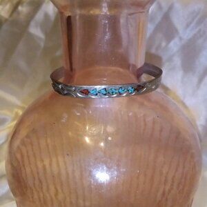 Infant or small childs Navajo Sterling silver bracelet